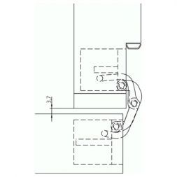 Петля скрытая Morelli HH-18 PC