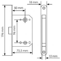 Защелка магнитная сантехническая Morelli M1895 PG золото