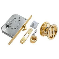 Комплект для раздвижных дверей Morelli MHS-1 WC SG золото матовое