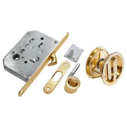 Комплект для раздвижных дверей Morelli MHS-1 WC SG золото матовое