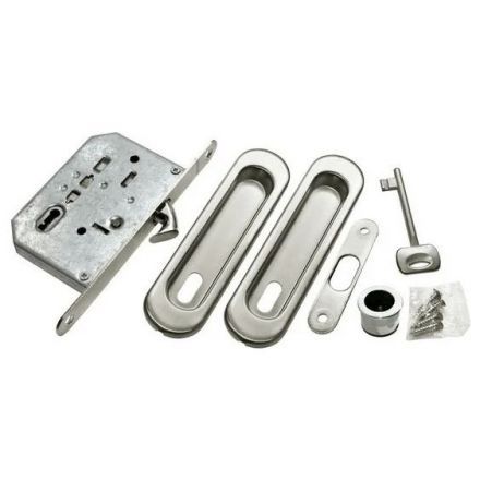 Комплект для раздвижных дверей Morelli MHS150 L SC хром матовый