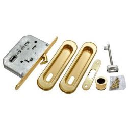 Комплект для раздвижных дверей Morelli MHS150 L SG золото матовое