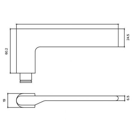 Ручка межкомнатная ARCHIE S040 12799 Motive Line