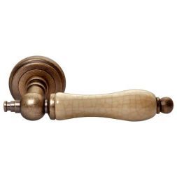 Ручка дверная Morelli MH-42-CLASSIC OMB/CH итальянская бронза