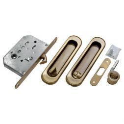 Комплект для раздвижных дверей Morelli MHS150 WC AB бронза античная