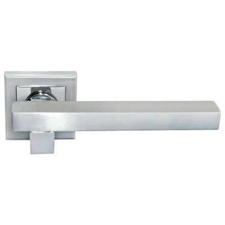 Ручка дверная Morelli MH-16 SC/CP-S хром матовый/хром
