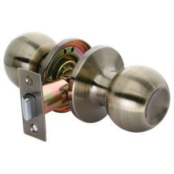 Дверная ручка Rucetti HK-01 AB без фиксатора античная бронза