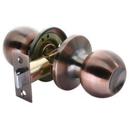 Дверная ручка Rucetti HK-01 AC без фиксатора античная медь