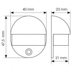 Дверной ограничитель Morelli DS1 CP хром
