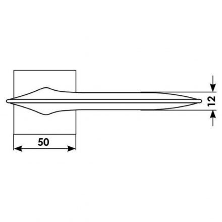 Ручка дверная Morelli GALACTIC-SQ CAFFE кофе
