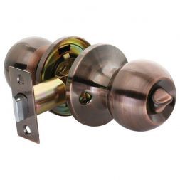 Дверная ручка Rucetti HK-01 WC AC фиксатор WC античная медь