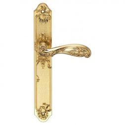 Ручка межкомнатная ARCHIE GENESIS FLOR S.GOLD (PS)