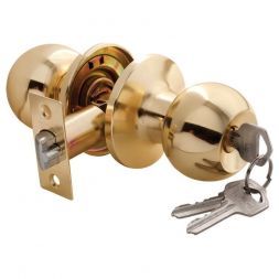 Дверная ручка Rucetti HK-01 L PG ключ-фиксатор золото