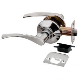 Дверная ручка Rucetti HK-02 PC без фиксатора полированный хром