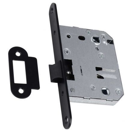 Защелка механическая с пластиковым язычком BUSSARE PLAST50/70 BLACK Черный