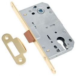 Защелка врезная под ключевой цилиндр ADDEN BAU KEY 418 GOLD