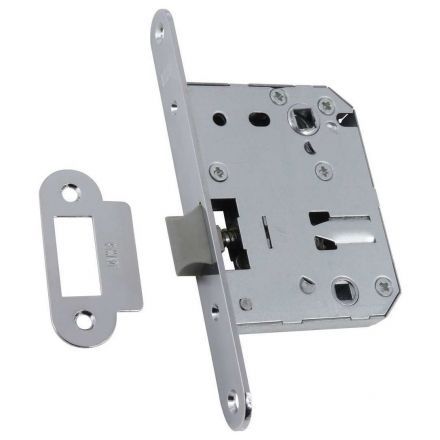 Защелка механическая с пластиковым язычком BUSSARE PLAST50/70 CHROME Хром