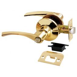 Дверная ручка Rucetti HK-02 WC PG фиксатор WC золото