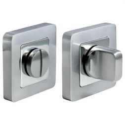 Завертка дверная Morelli MH-WC-S55 SC/CP хром матовый/хром