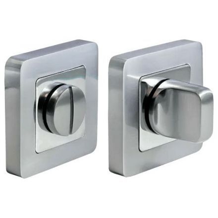 Завертка дверная Morelli MH-WC-S55 SC/CP хром матовый/хром