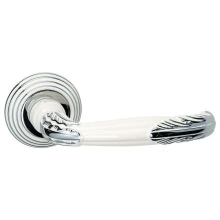 Ручка дверная ADDEN BAU FLAMINGO V204 ENAMEL/CHROME