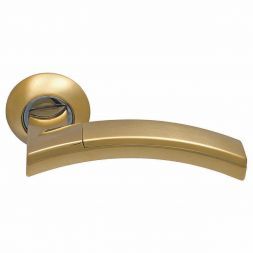 Ручка межкомнатная ARCHIE SILLUR 132 S.GOLD/P.GOLD Lirado Line