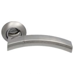 Ручка межкомнатная ARCHIE SILLUR 132 S.CHROME/P.CHROME Lirado Line