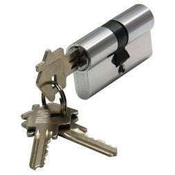 Ключевой цилиндр ключ-ключ BUSSARE CYL 3-60 CHROME Хром матовый