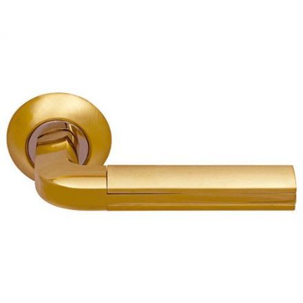 Ручка межкомнатная ARCHIE SILLUR 96 S.GOLD/P.GOLD Grandazo Line