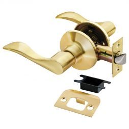 Дверная ручка Rucetti HK-03 SG без фиксатора матовое золото