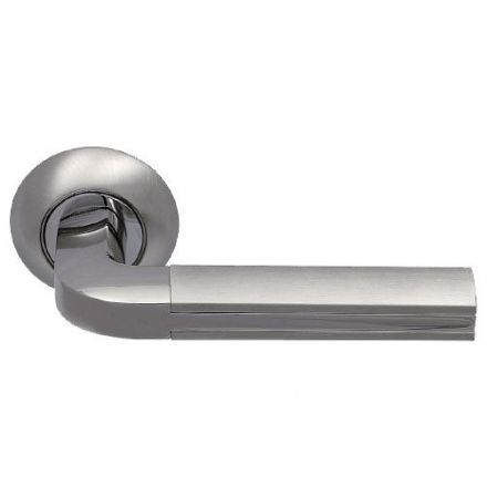 Ручка межкомнатная ARCHIE SILLUR 96 S.CHROME/P.CHROME Grandazo Line