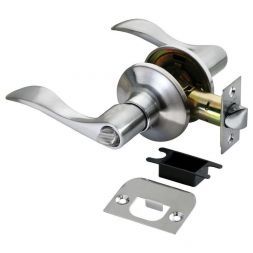 Дверная ручка Rucetti HK-03 WC SC фиксатор WC матовый хром
