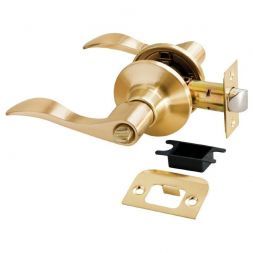 Дверная ручка Rucetti HK-03 WC SG фиксатор WC матовое золото