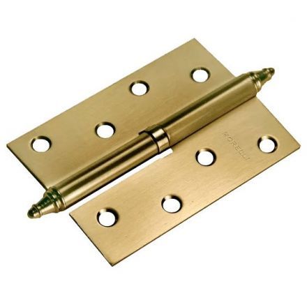 Петля стальная левая Morelli MS 100X70X2.5 L AB бронза античная