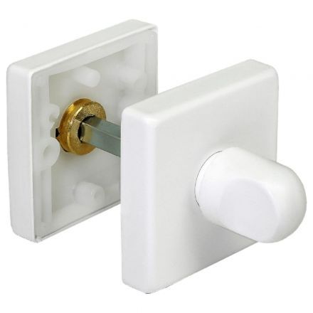 Завертка сантехническая Morelli LUX-WC-SQ BIA белый