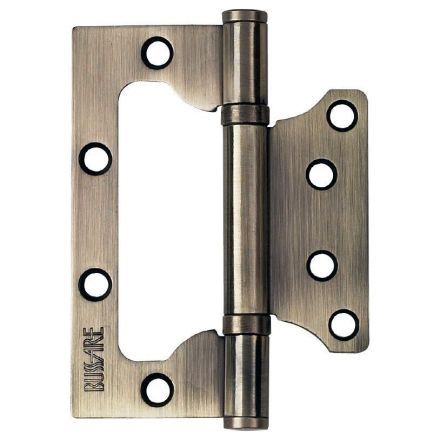 Петля универсальная накладная с 2 подшипниками BUSSARE B020-U 100X75X2.5-2BB-1AB Античная бронза
