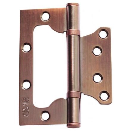 Петля универсальная накладная с 2 подшипниками BUSSARE B020-U 100X75X2.5-2BB-1AC Античная медь