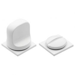 Завертка сантехническая Morelli LUX-WC-SM BIA белый