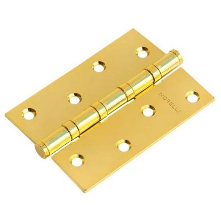Петля стальная универсальная 1шт. Morelli MS 100X70X2.5-4BB PG золото