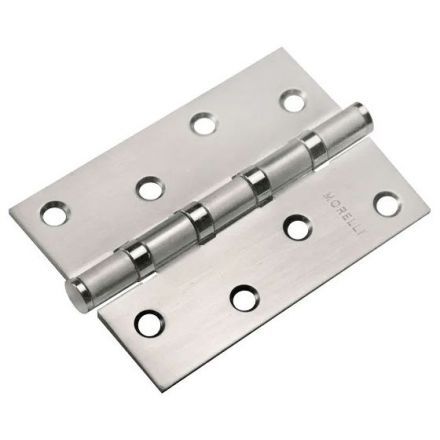 Петля стальная универсальная 1шт. Morelli MS 100X70X2.5-4BB SC хром матовый