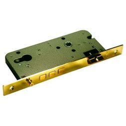 Замок под цилиндр с тремя ригелями Morelli L03 PG золото