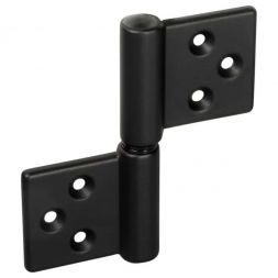 Петля накладная с круглой осью Morelli CH-R 85X82 B