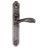 Ручка межкомнатная ARCHIE GENESIS FLOR BL.SILVER (PS)