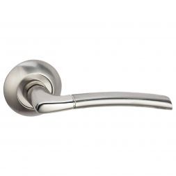 Ручка дверная BUSSARE FINO A-13-10 CHROME/S.CHROME Хром/хром матовый
