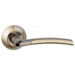 Ручка дверная BUSSARE FINO A-13-10 GRAPHITE/ANT. BRONZE Графит/античная бронза