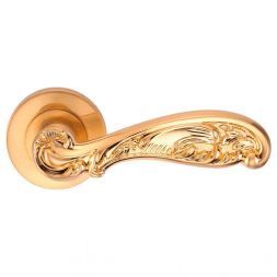 Ручка межкомнатная ARCHIE GENESIS FLOR S.GOLD 20G Flor Line
