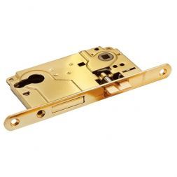 Замок с ригелем  под цилиндр Morelli L1885 PG золото