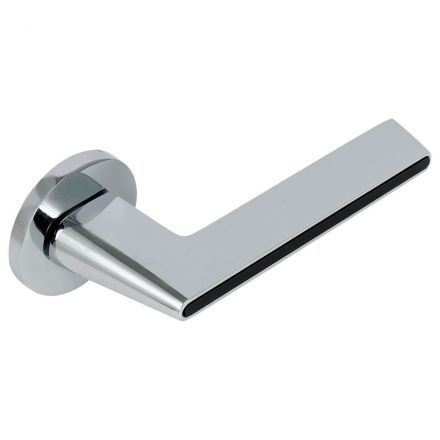 Ручка дверная ADDEN BAU RIVER S-486 CHROME/BLACK