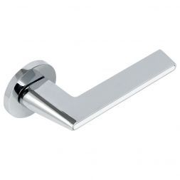 Ручка дверная ADDEN BAU RIVER S-486 CHROME/WHITE