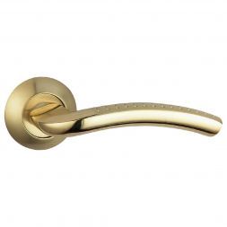 Ручка дверная BUSSARE PRATICO A-09-10 GOLD/S.GOLD Золото/золото матовое